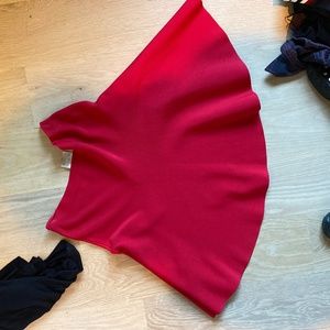 Red BCBG skirt